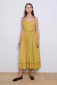 Tidy Street Collection | Corset Dress- Ochre