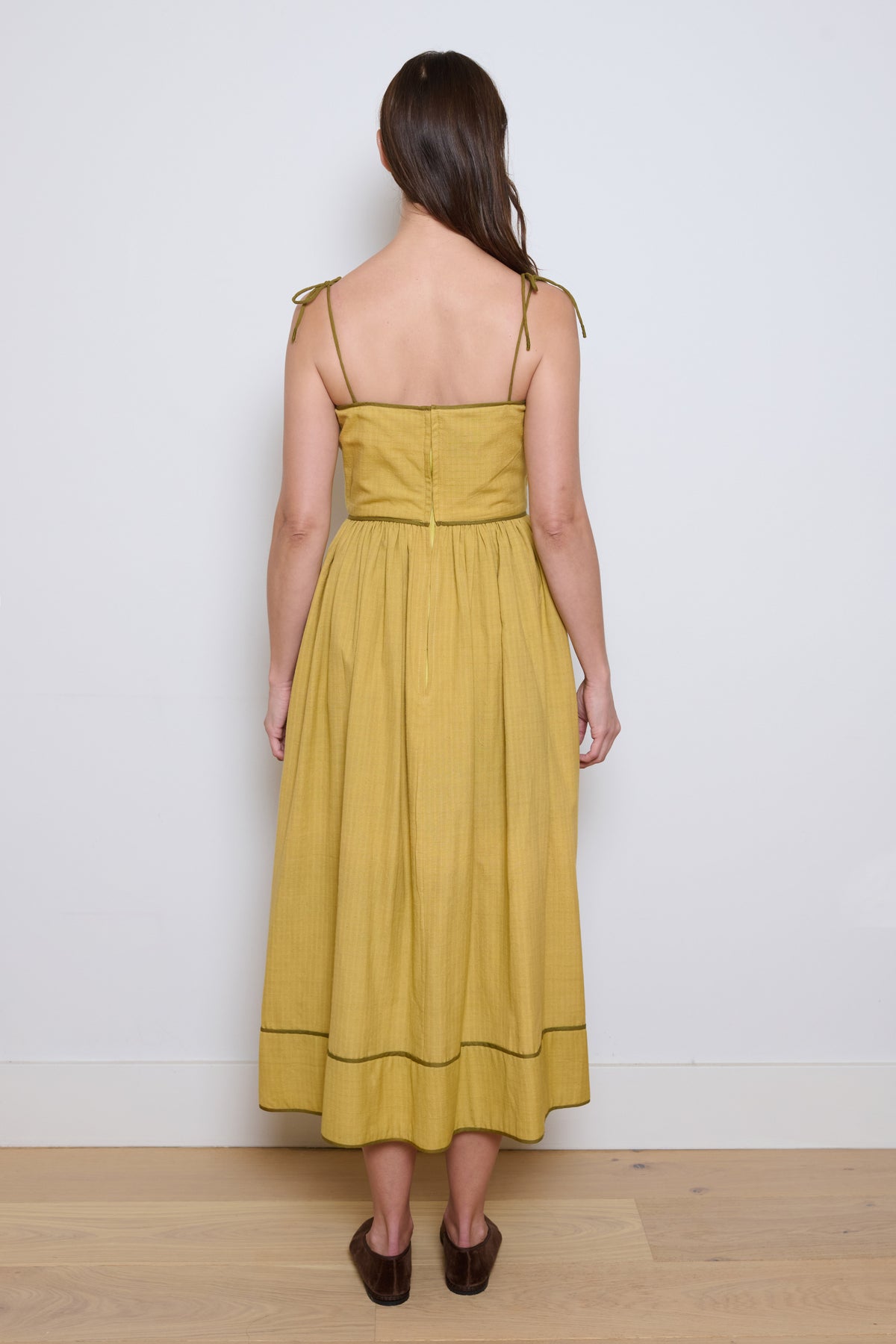 Tidy Street Collection | Corset Dress- Ochre
