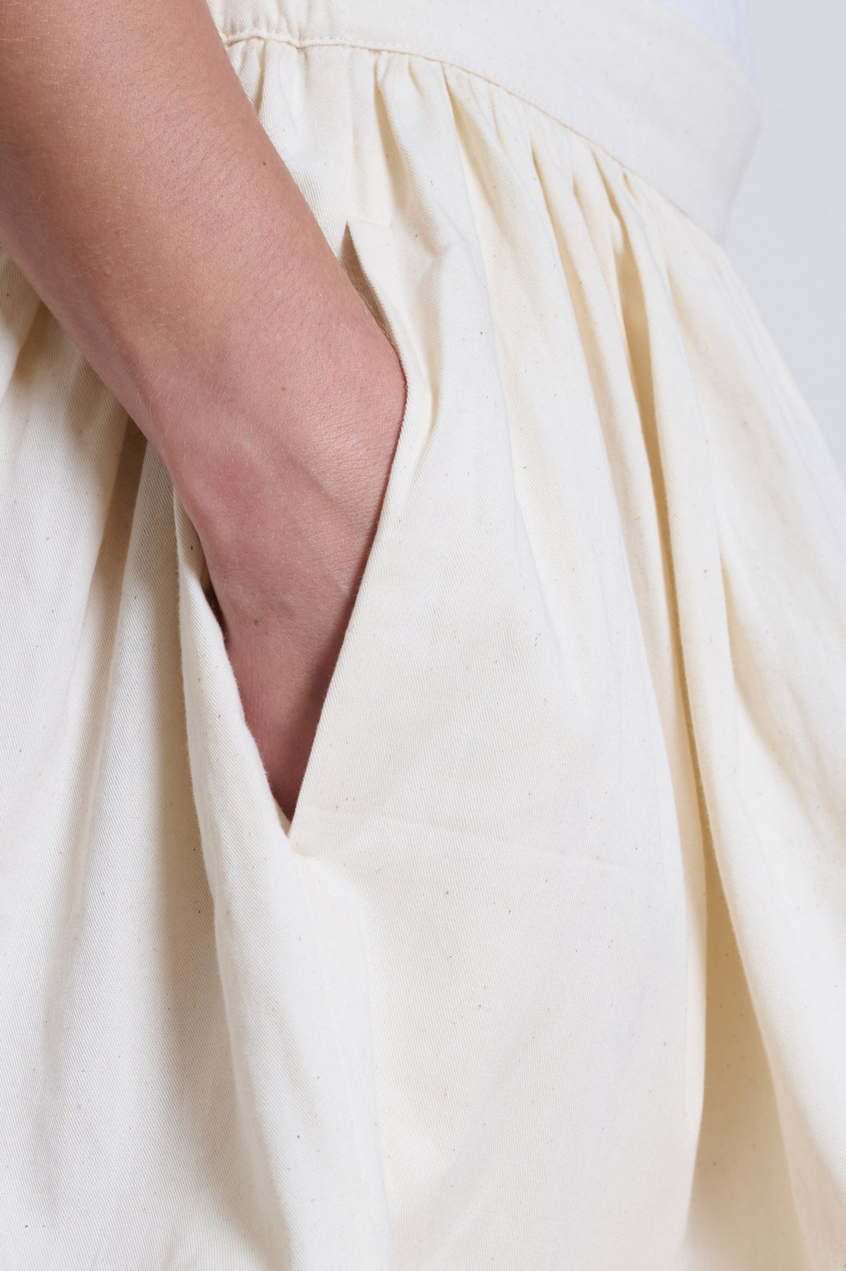 Runaway Bicycle | Full Corded Skirt - Cream