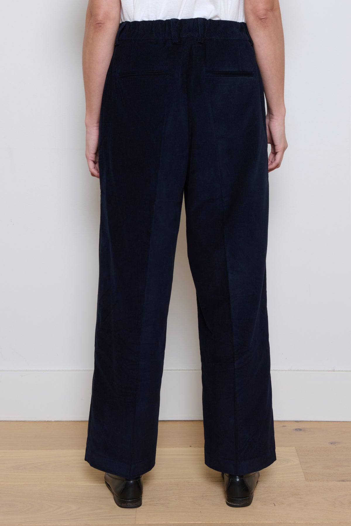 Cordera | Low Rise Corduroy Pants - Navy