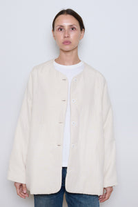 Runaway Bicycle | Quilted Jacket - Cream