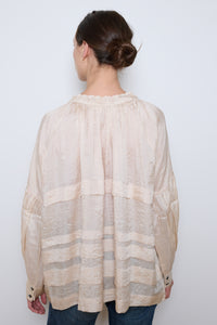 Runaway Bicycle | Astrid Silk Blouse - Off White