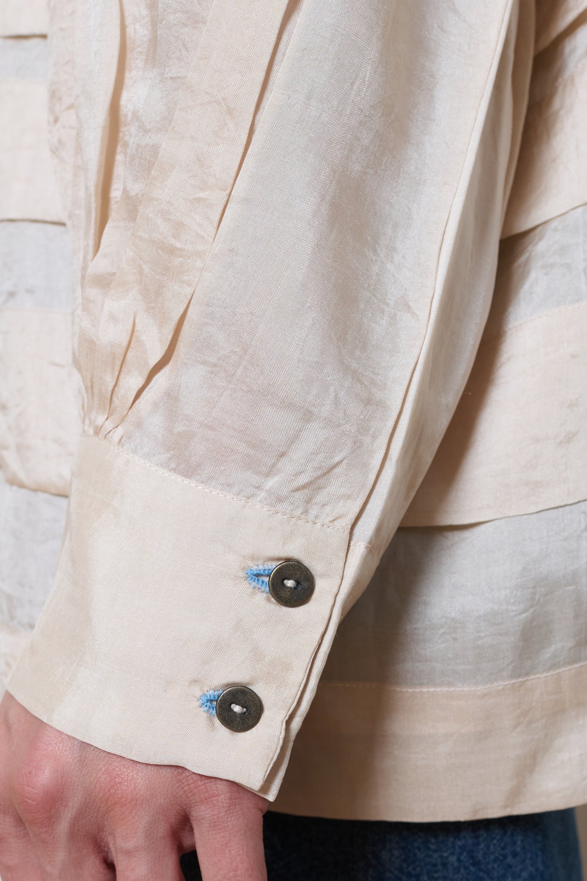 Runaway Bicycle | Astrid Silk Blouse - Off White