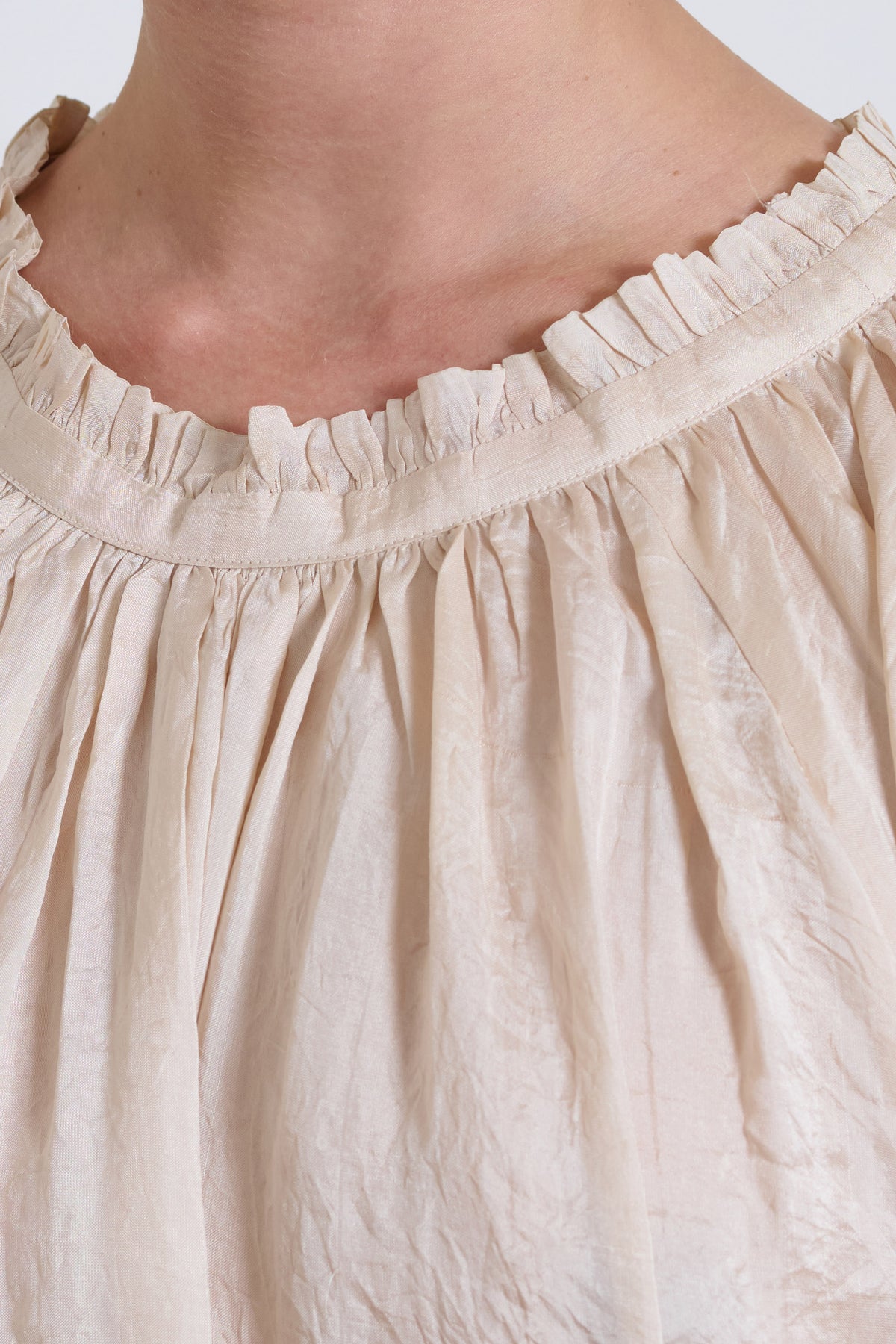 Runaway Bicycle | Astrid Silk Blouse - Off White