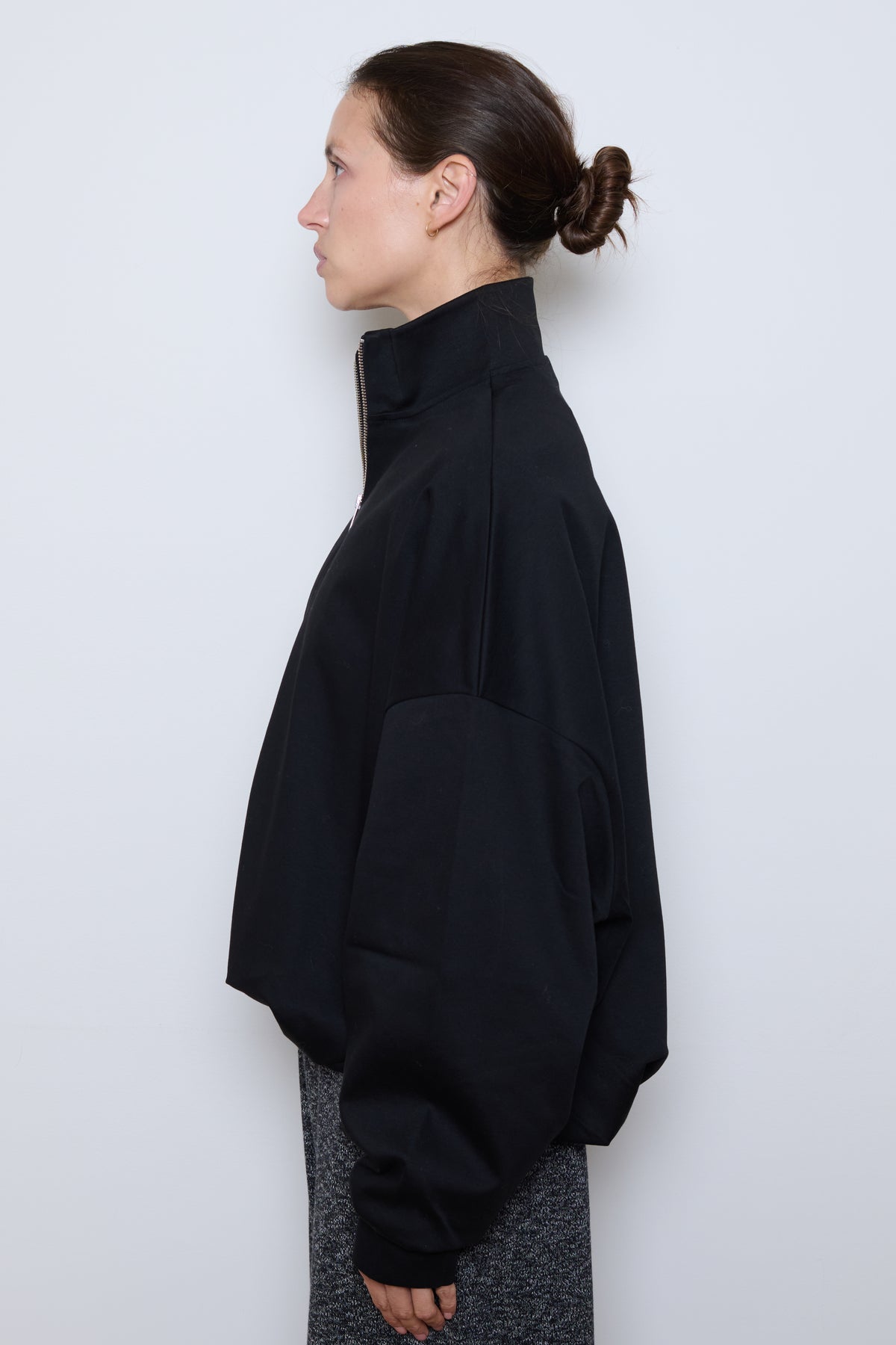 Cordera | Balloon Quarter Zip - Black