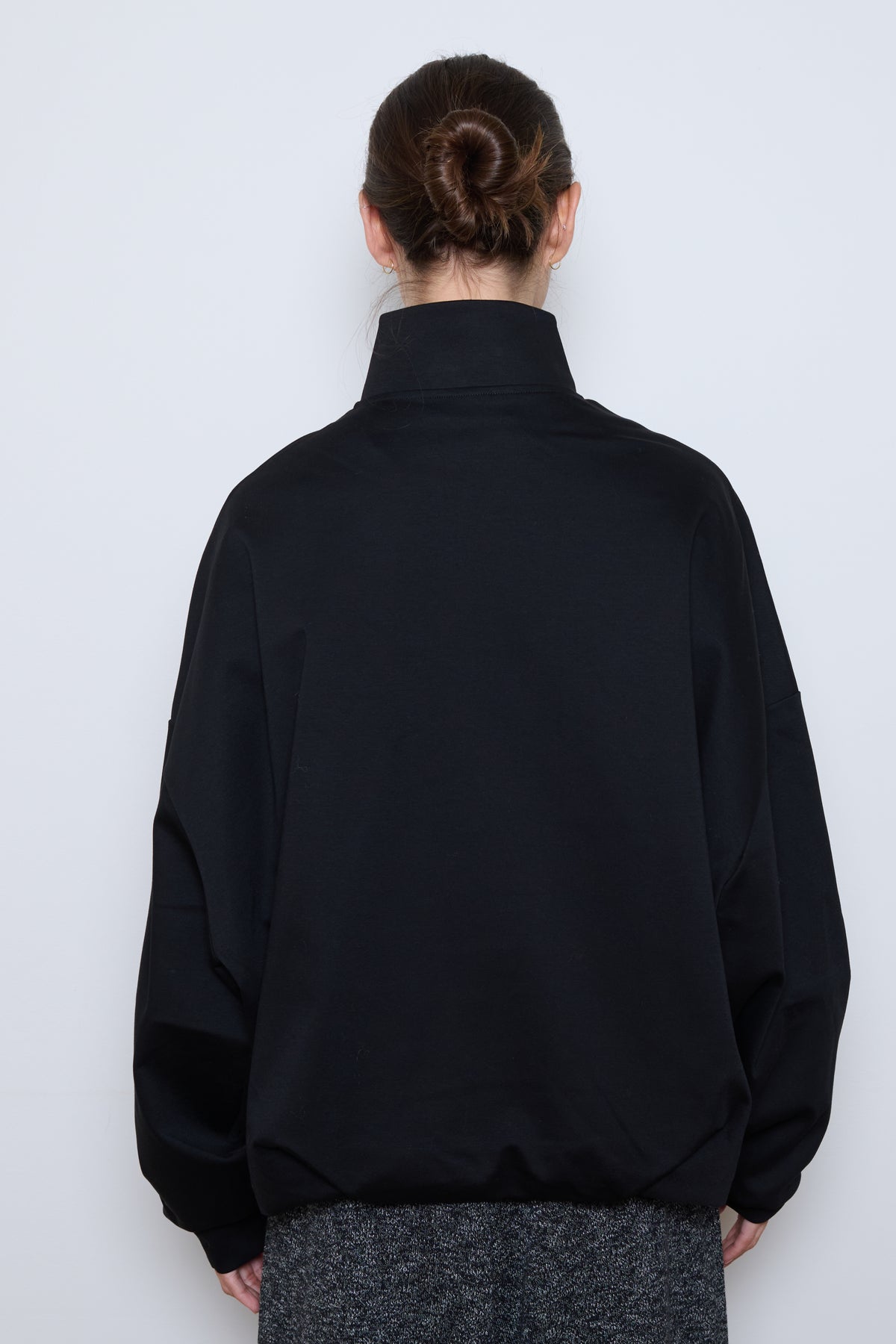Cordera | Balloon Quarter Zip - Black