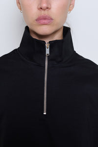 Cordera | Balloon Quarter Zip - Black