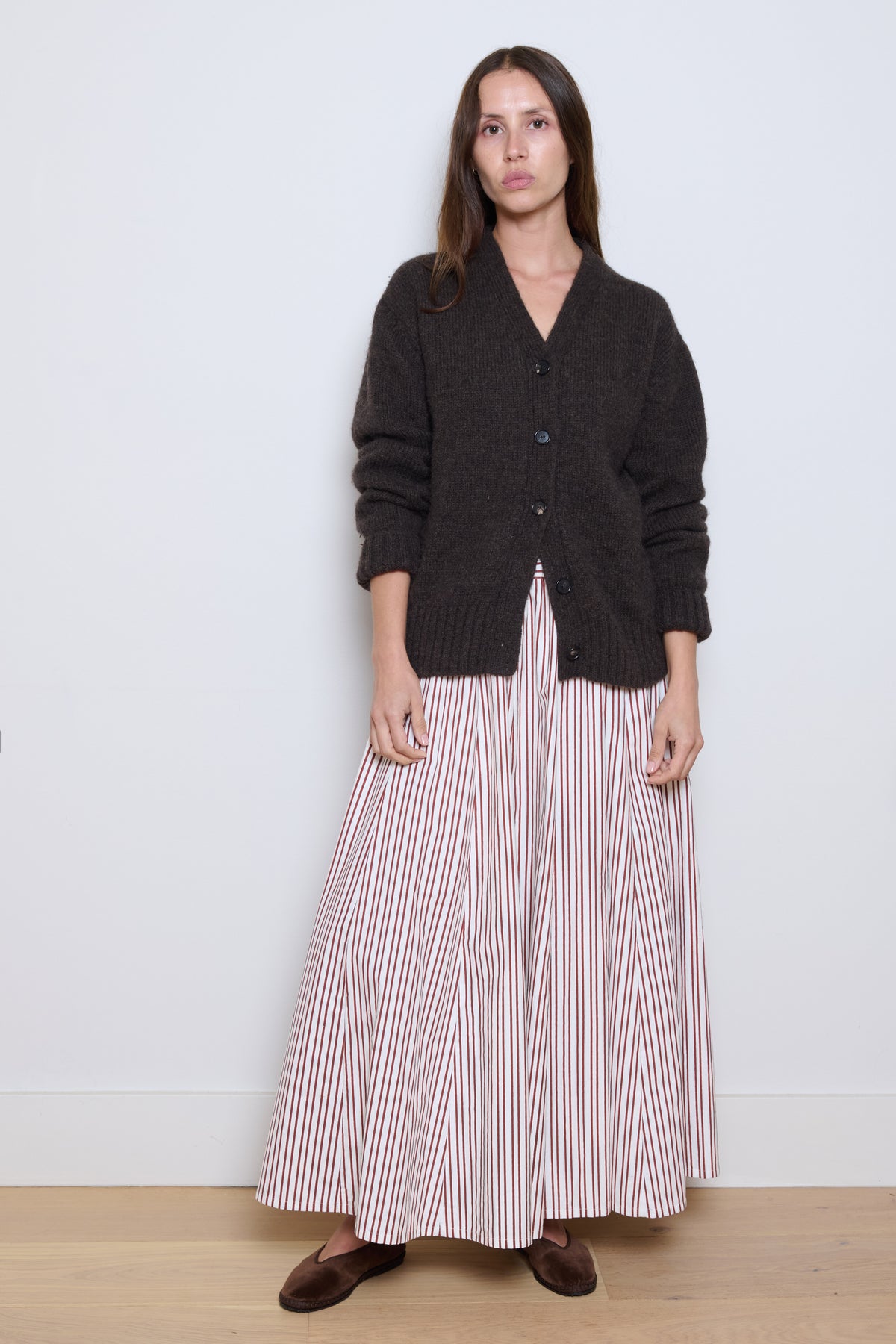 Tidy Street Collection | Claudia Skirt - Red Stripe