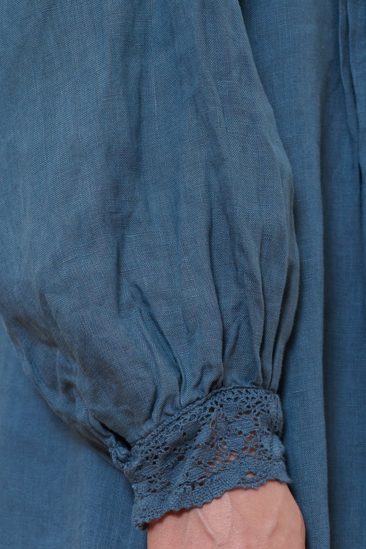 Ichi Antiquities | Linen Dress - Earth Blue