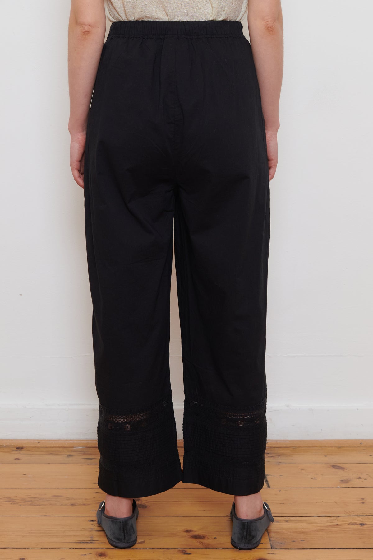 Ichi Antiquities | India Cotton Trousers - Black