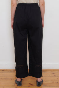 Ichi Antiquities | India Cotton Trousers - Black