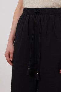 Ichi Antiquities | India Cotton Trousers - Black