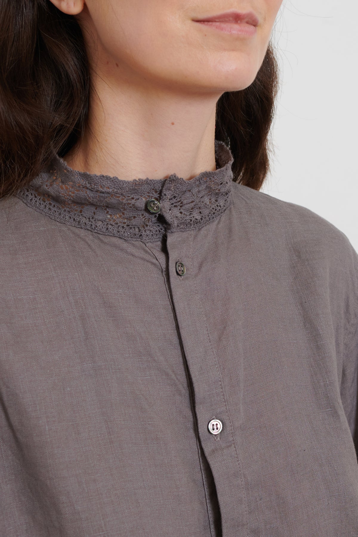 Ichi Antiquities | Linen Shirt - Charcoal