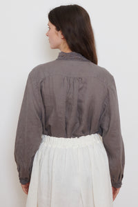 Ichi Antiquities | Linen Shirt - Charcoal
