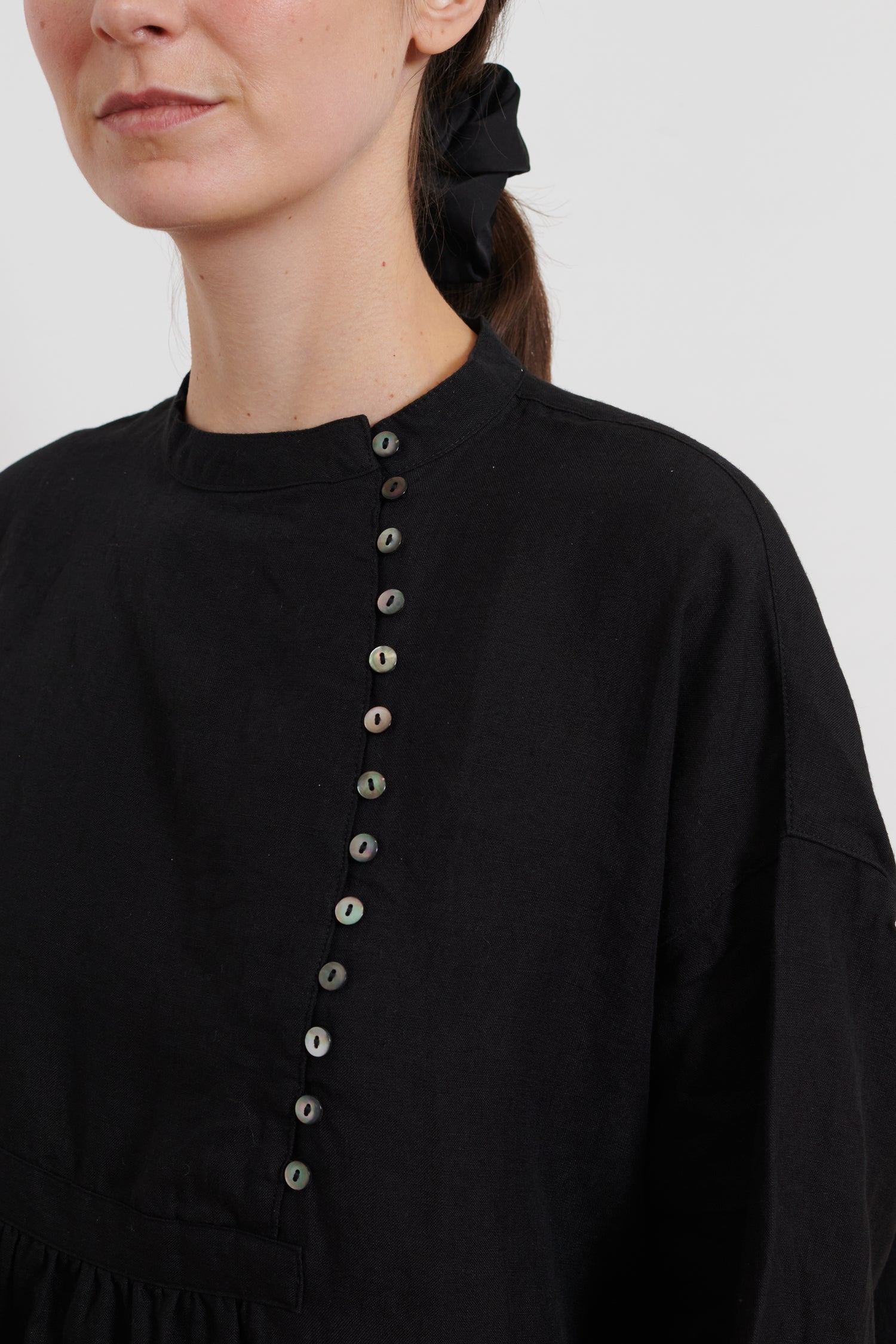 Ichi Antiquities | Broad Shirt - Black