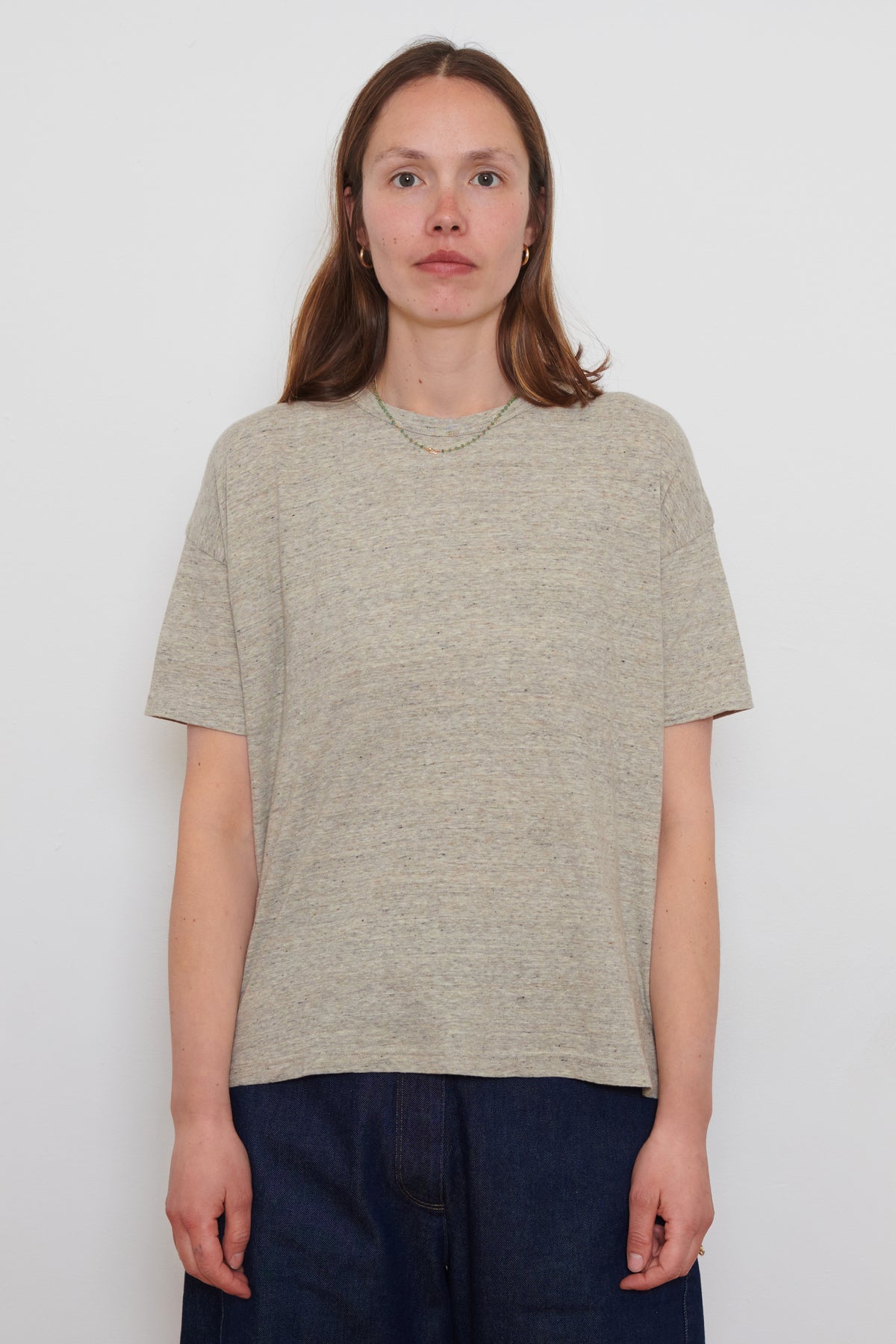 Ichi Antiquities | Knitted T-Shirt - Beige