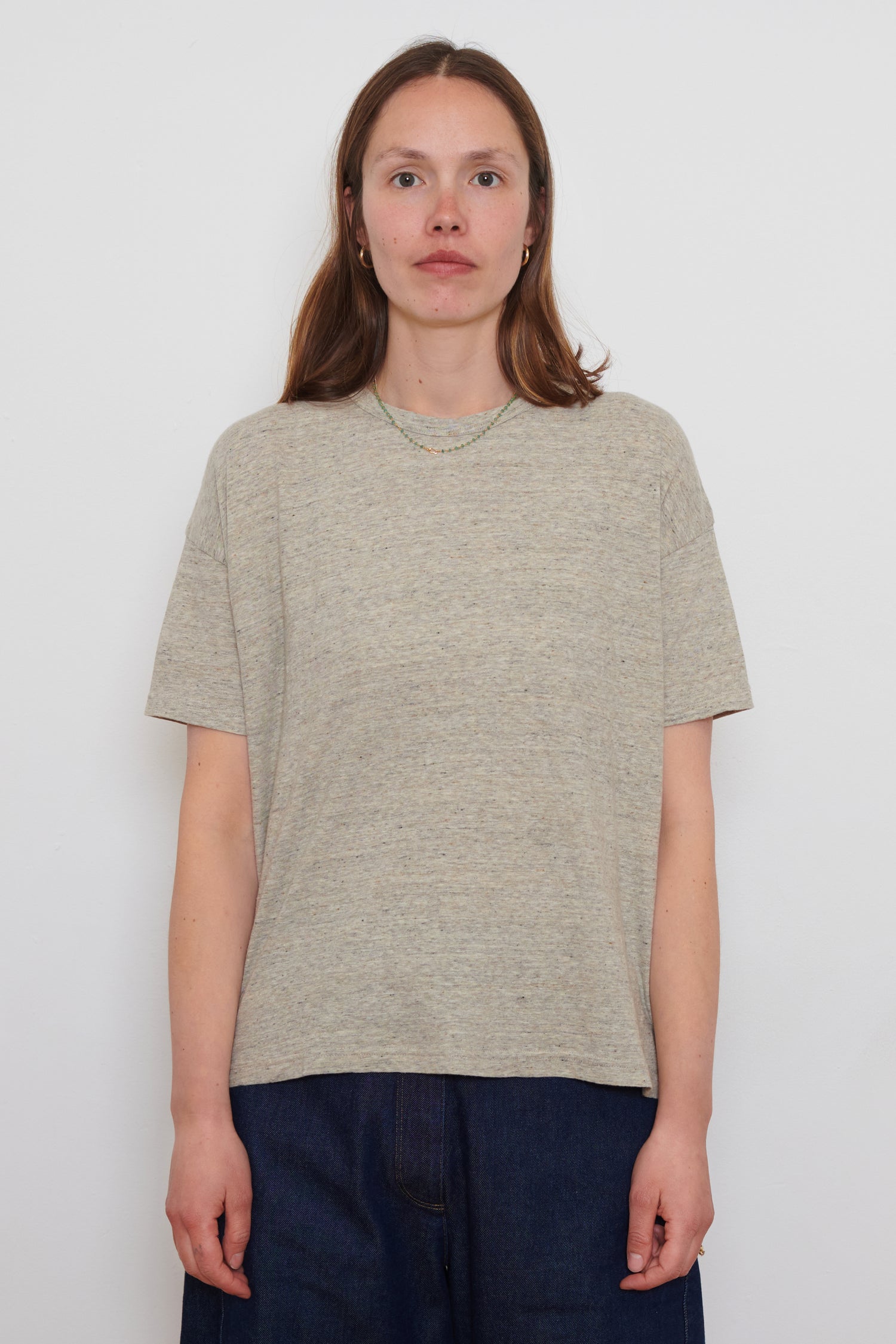 Ichi Antiquities | Knitted T-Shirt - Beige