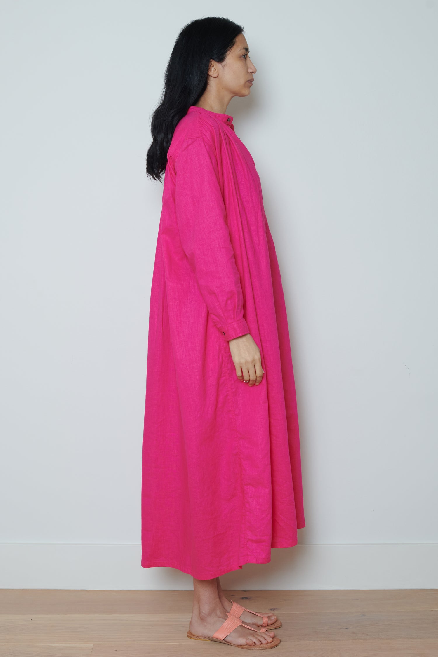 Ichi Antiquities | Canvas Dress - Pink