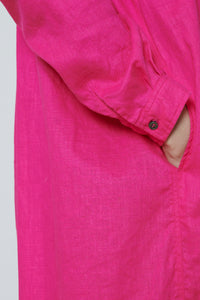 Ichi Antiquities | Canvas Dress - Pink