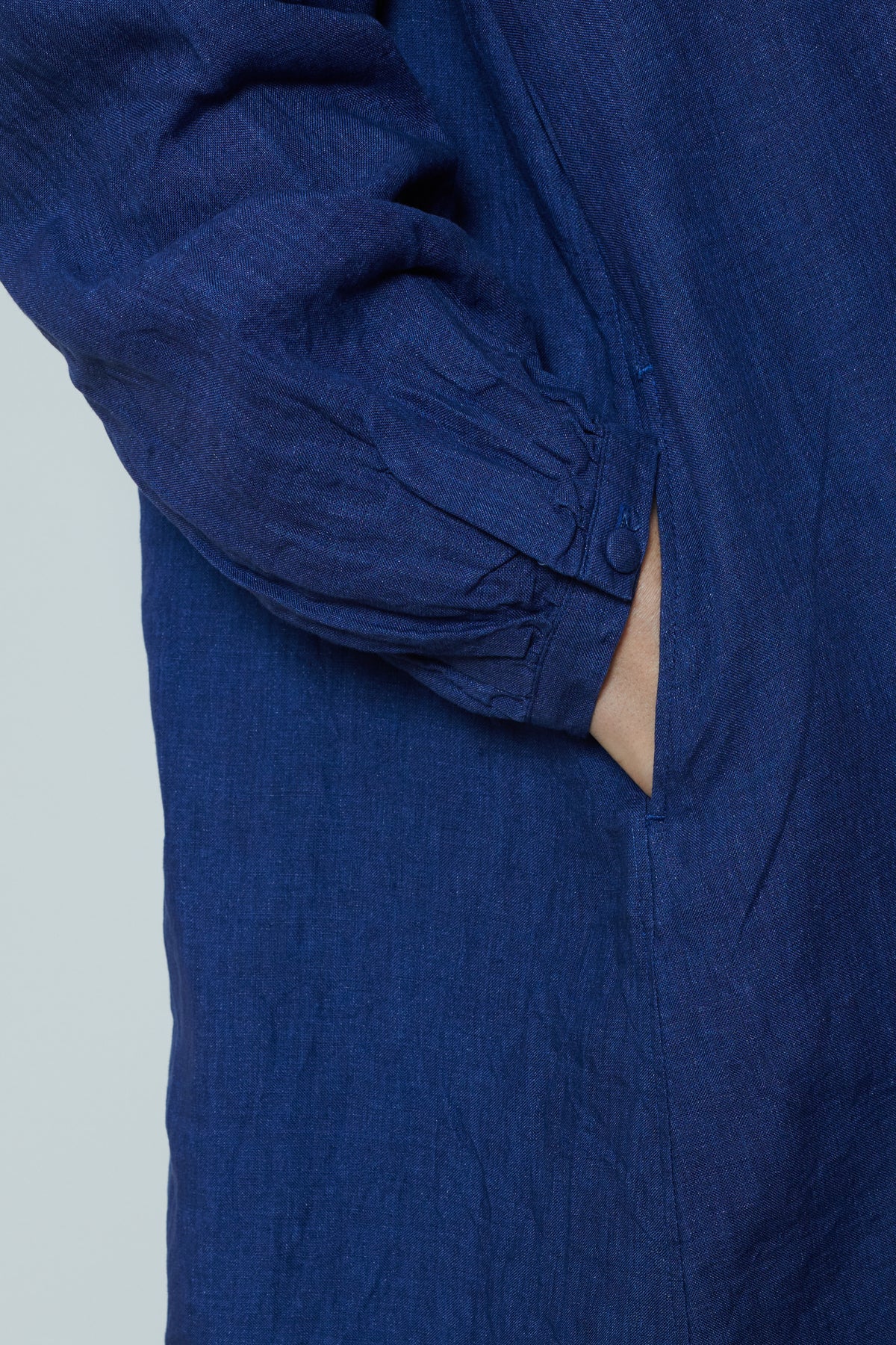 Ichi Antiquities | Linen Dress - Indigo (1)