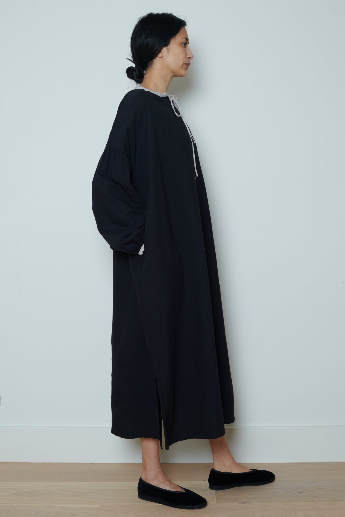 Ichi Antiquities | Cotton Cashmere Viyella Dress