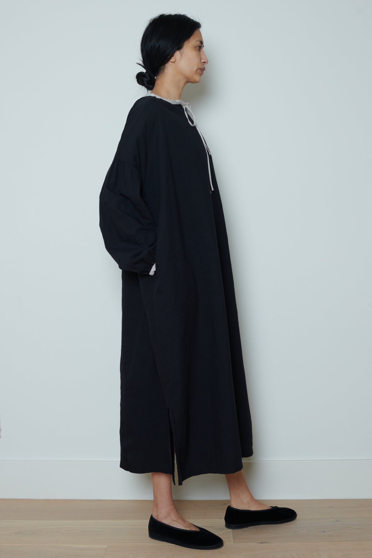 Ichi Antiquities | Cotton Cashmere Viyella Dress