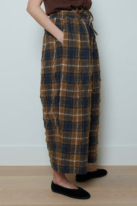 Ichi Antiquities | Check Pants