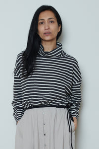 Ichi Antiquities | Stripe Turtle Neck