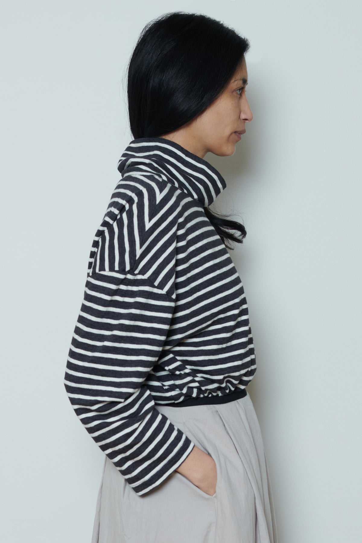 Ichi Antiquities | Stripe Turtle Neck