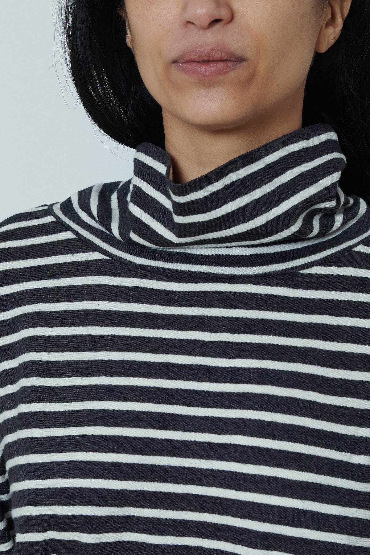 Ichi Antiquities | Stripe Turtle Neck