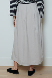 Ichi Antiquities | Cotton Cashmere Viyella Skirt