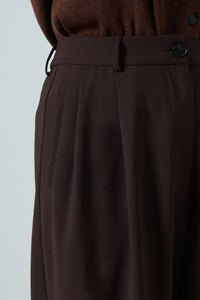 Cordera | Tailored Masculine Pants - Burgundy