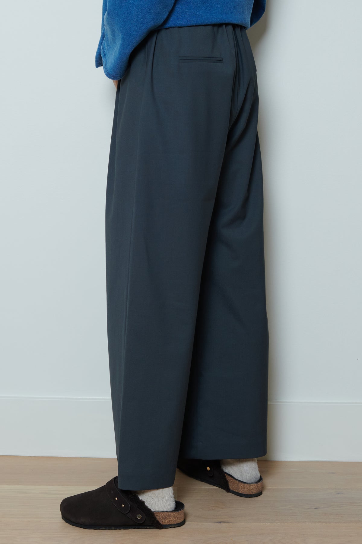 Cordera | Tailored Drawstring Pants - Ebony