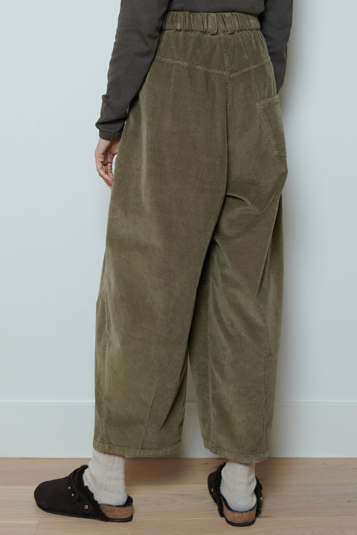 Cordera | Corduroy Baggy Pants - Sage