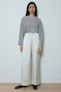 Cordera | Satin Drawstring Pants - Perla