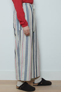 Ichi Antiquities | Indigo Stripe Pants