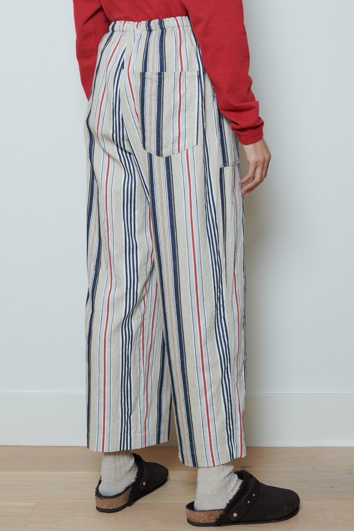 Ichi Antiquities | Indigo Stripe Pants