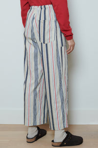 Ichi Antiquities | Indigo Stripe Pants