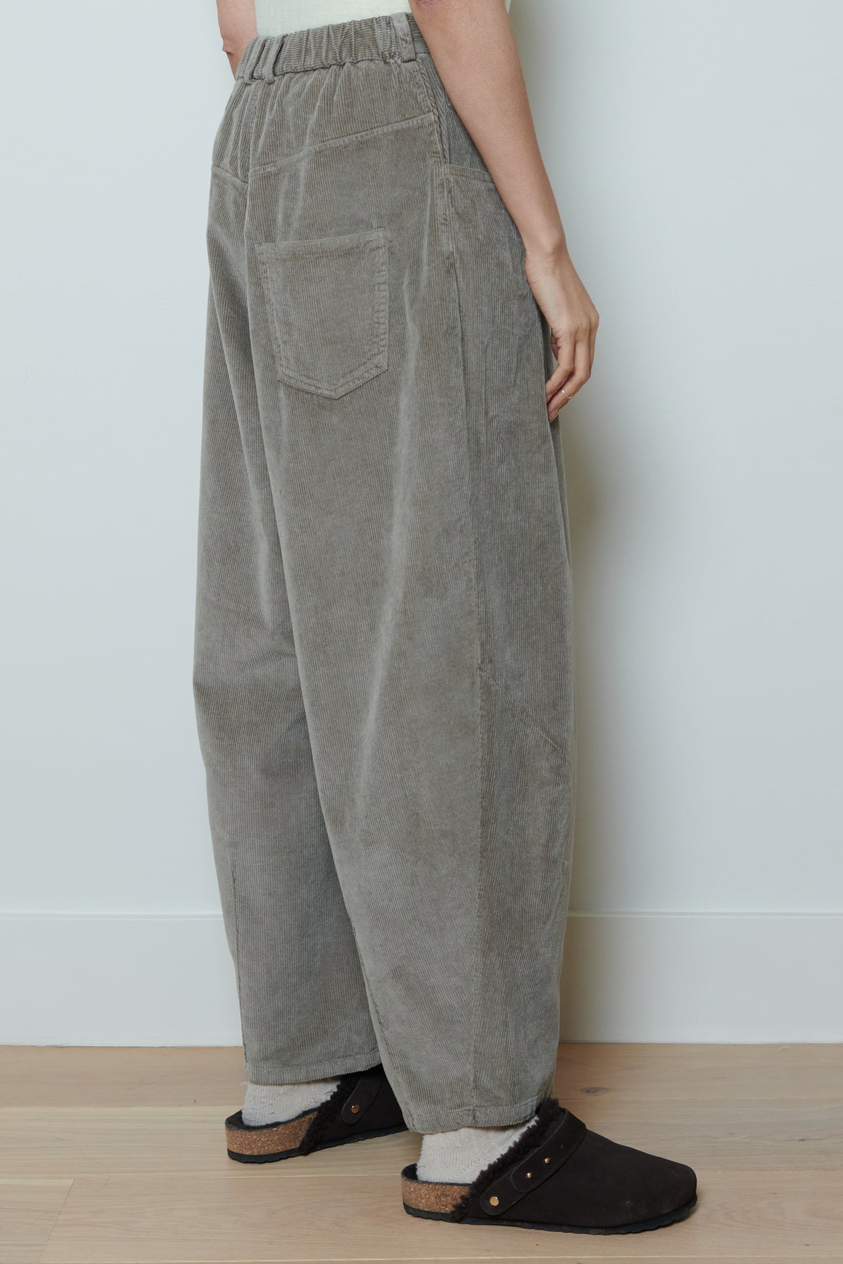 Cordera | Corduroy Baggy Pants - Cobblestone