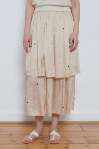Runaway Bicycle | Iris Skirt - White