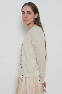 Cordera | Linen and Cotton Flecked Cardigan -