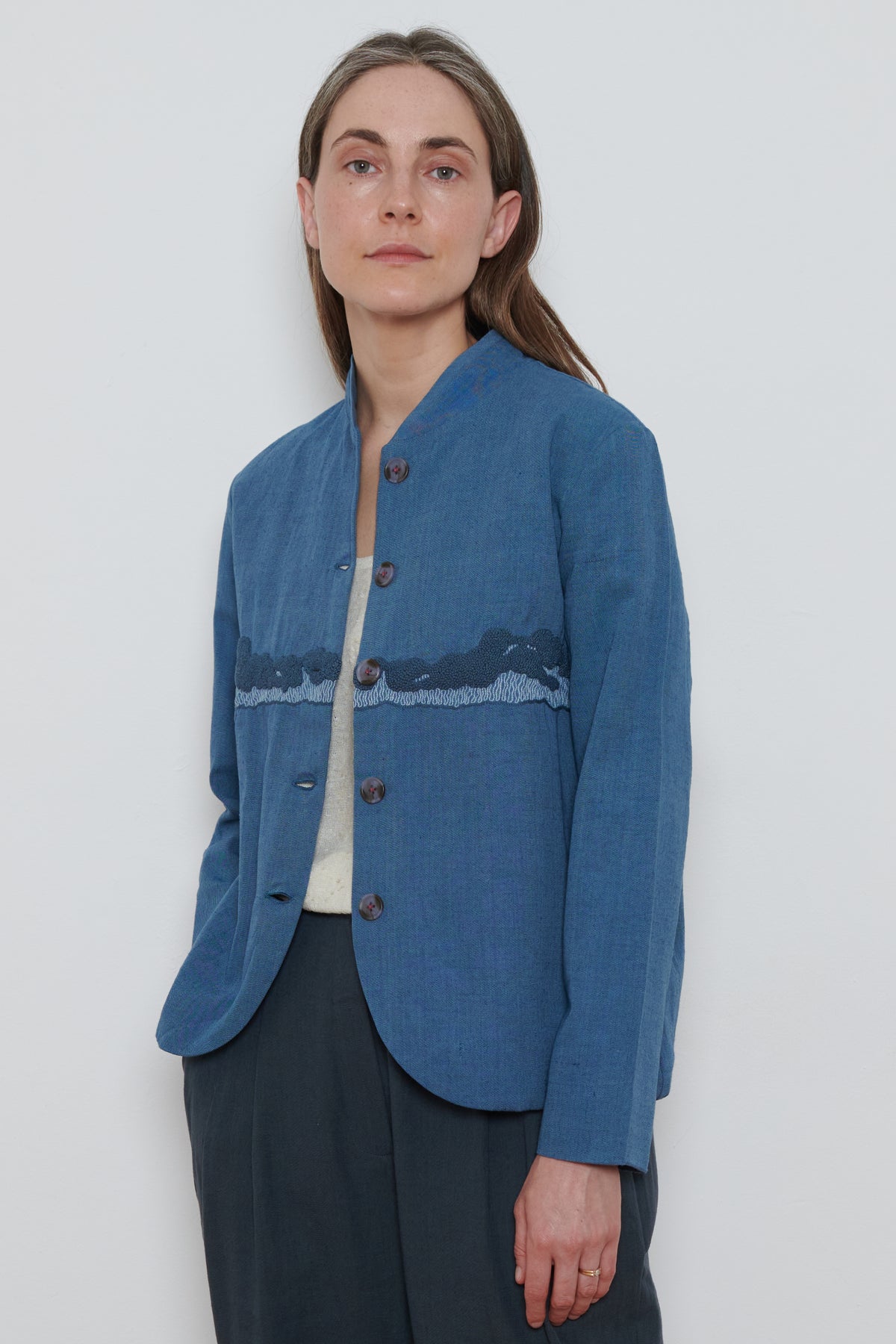 Runaway Bicycle |  Leo Cloud Jacket - Steel Blue