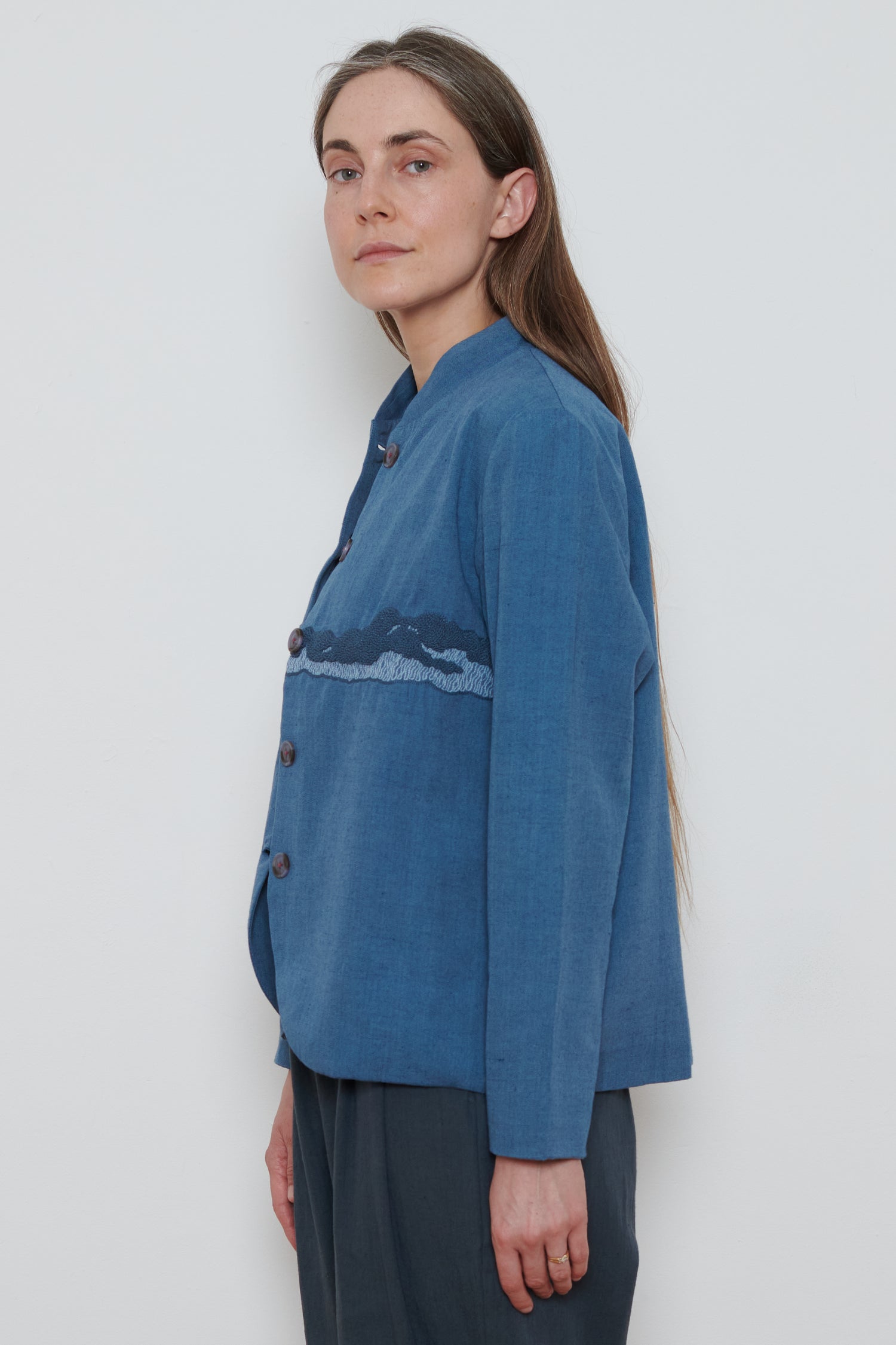 Runaway Bicycle |  Leo Cloud Jacket - Steel Blue