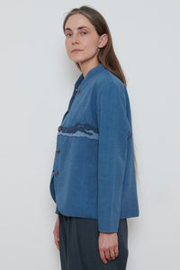 Runaway Bicycle |  Leo Cloud Jacket - Steel Blue