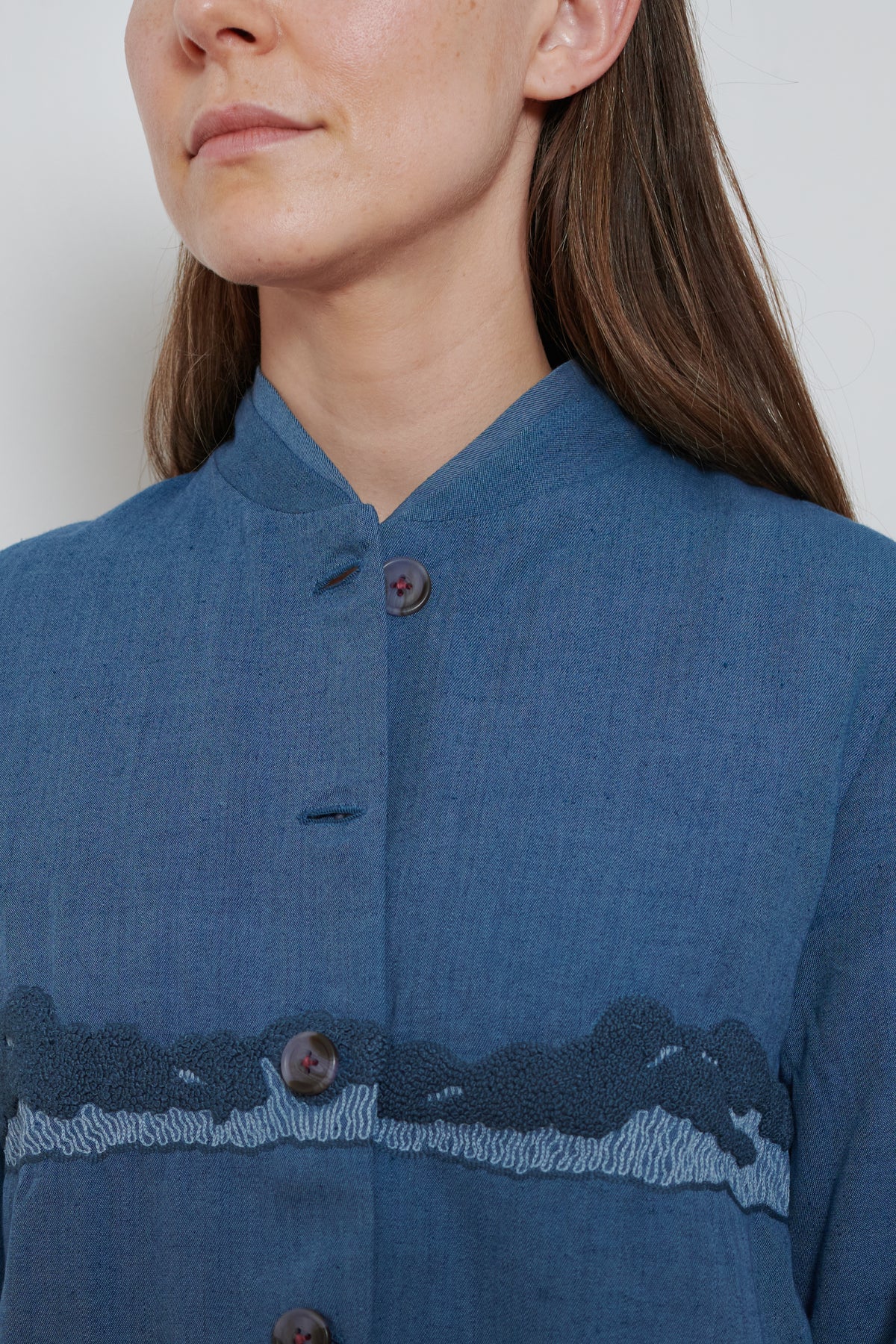 Runaway Bicycle |  Leo Cloud Jacket - Steel Blue