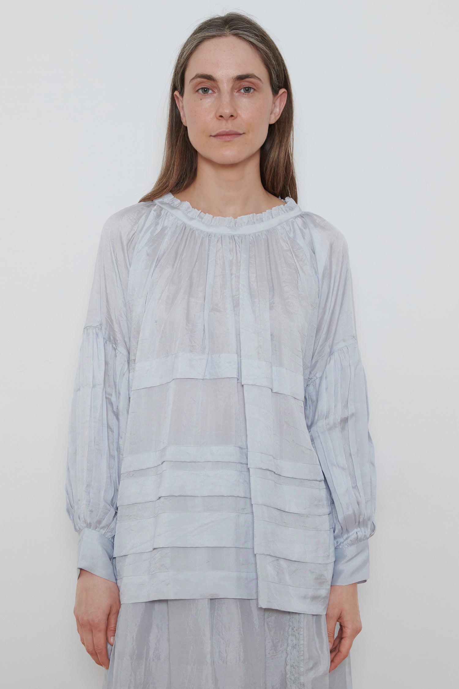 Runaway Bicycle | Astrid Blouse- Sky Blue