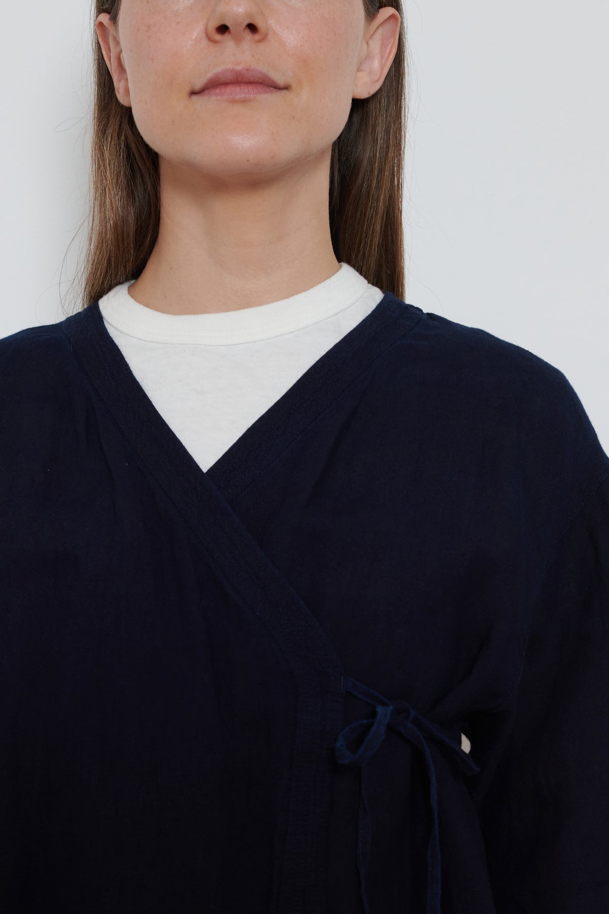 Ichi Antiquities | Cache Coeur Linen Shirt - Indigo