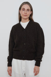 Cordera | Baby Alpaca Cardigan- Brown