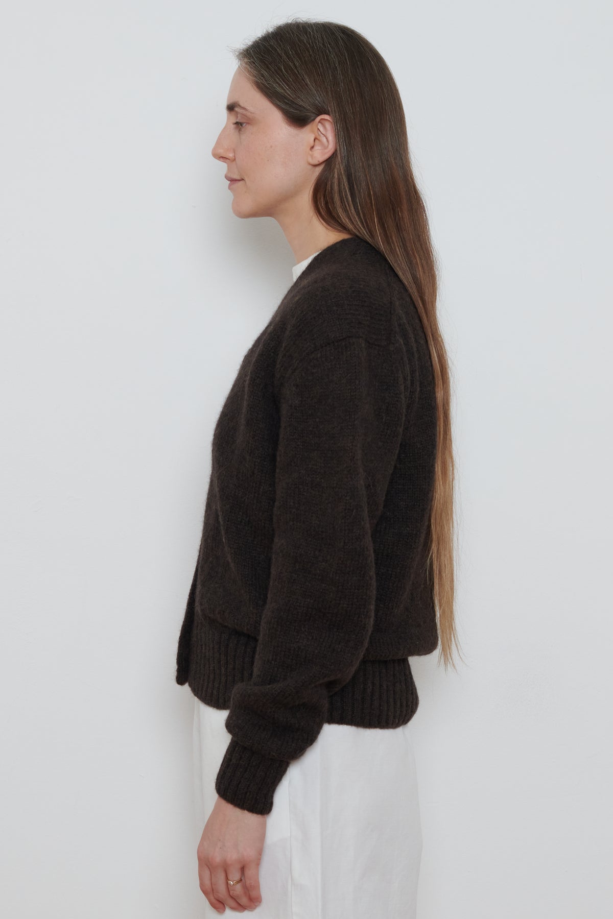 Cordera | Baby Alpaca Cardigan- Brown