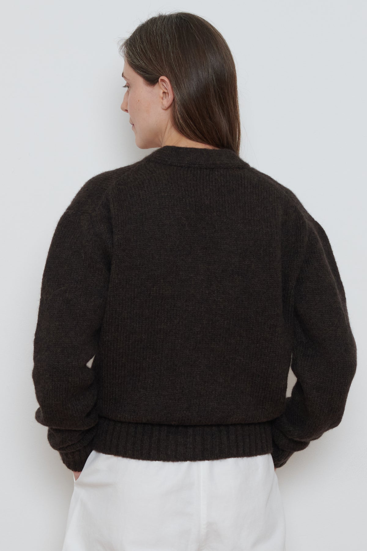 Cordera | Baby Alpaca Cardigan- Brown
